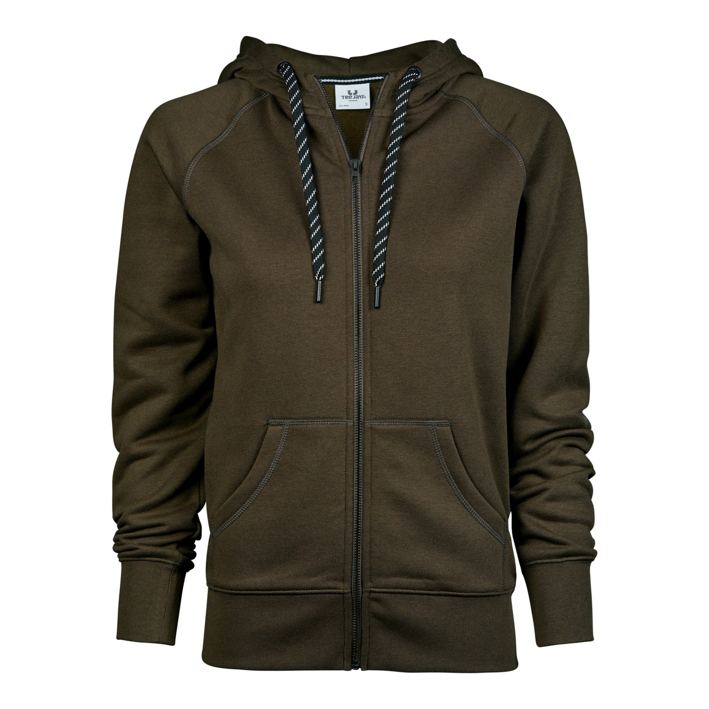 Hoodie Fashion Full Zip Women 5436