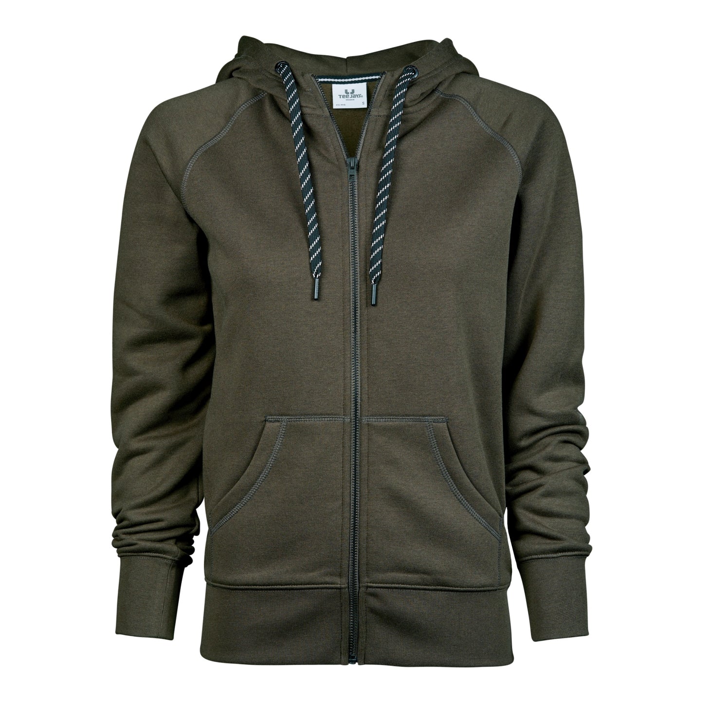 Hoodie Fashion Full Zip Women 5436